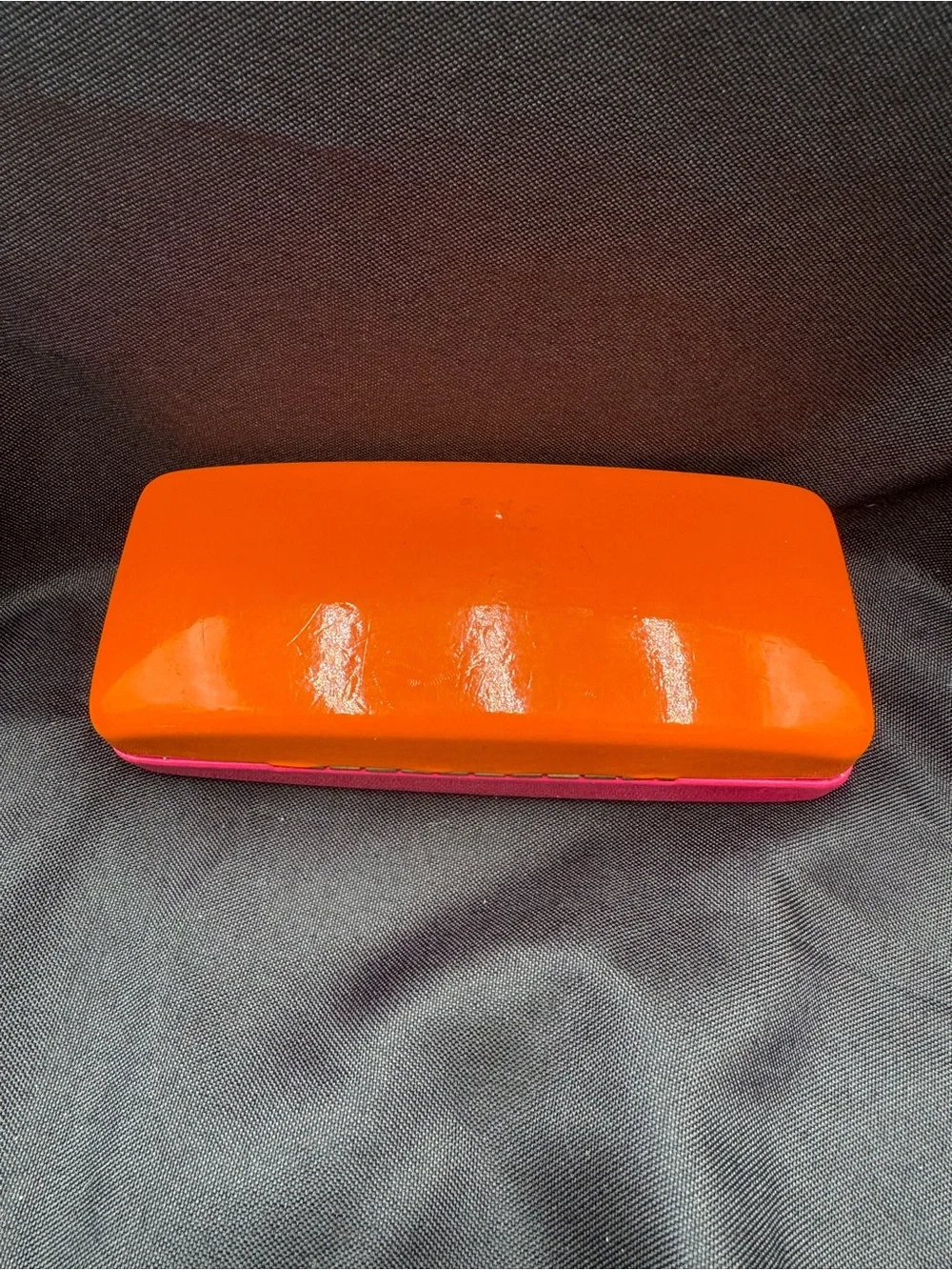 kate spade Hot Pink and Orange Gloss Eyewear Case